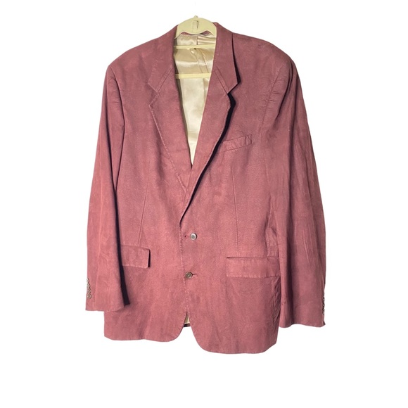 Christian dior faux suede blazer 44L ( b32)